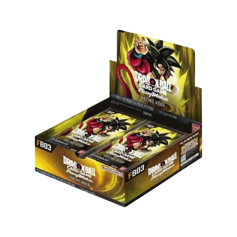 Dragon Ball Super Card Game Fusion World (FB03) – Raging Roar Booster Display (EN)