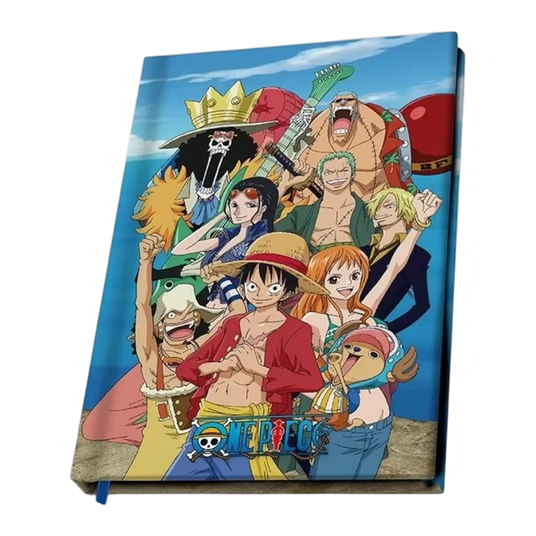 One Piece A5 Notizbuch – Straw Hat Crew