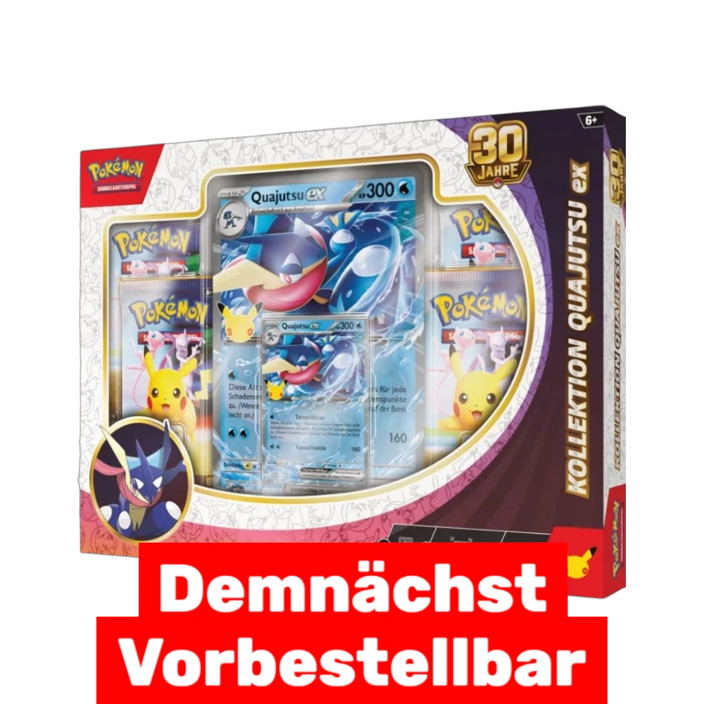 Pokémon 30 Jahre – Quajutsu-ex Kollektion (Deutsch) - CARDHOME