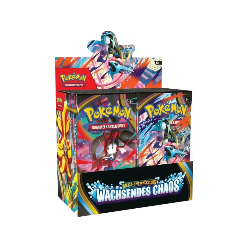 Pokémon Mega-Entwicklung – Wachsendes Chaos Booster Display (Deutsch)