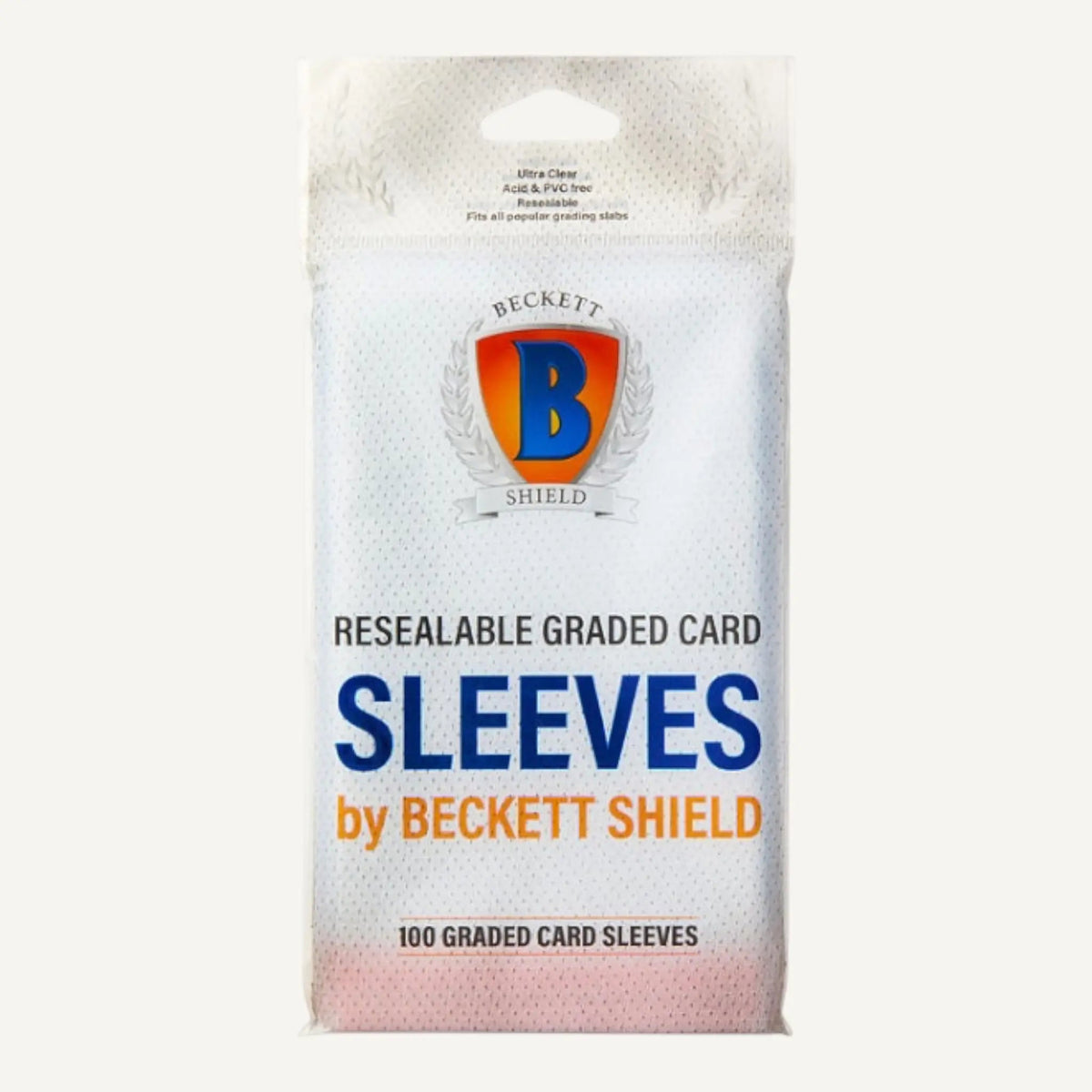 Sleeves 100 Stk Graded Card – Beckett Shield - CARDHOME