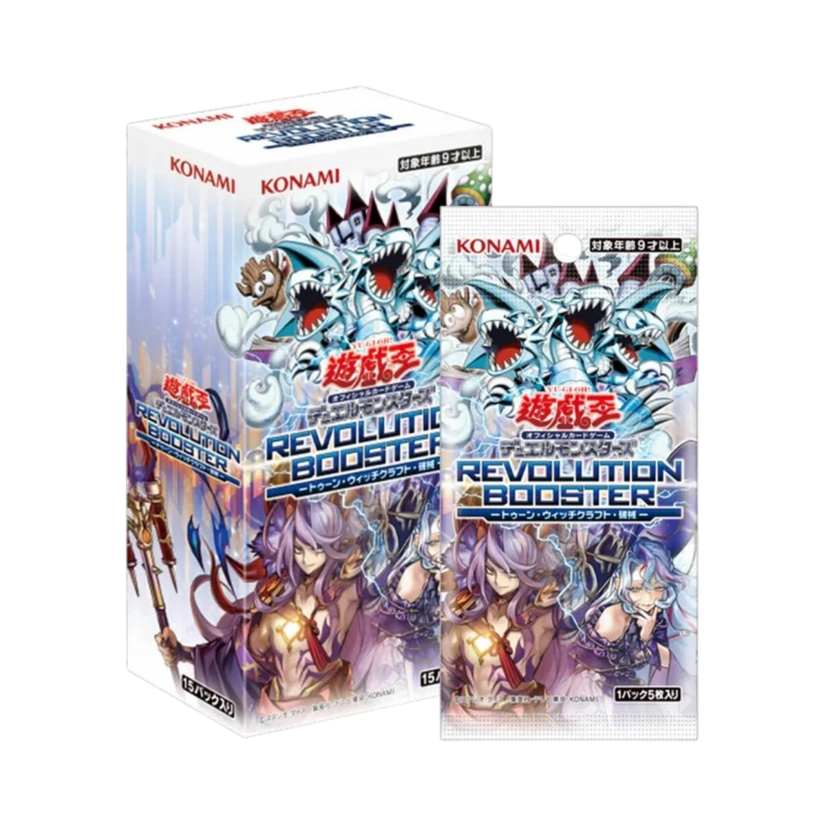 Yu-Gi-Oh! Revolution Toon Witchcrafter Unchained Booster Box (Japanisch)