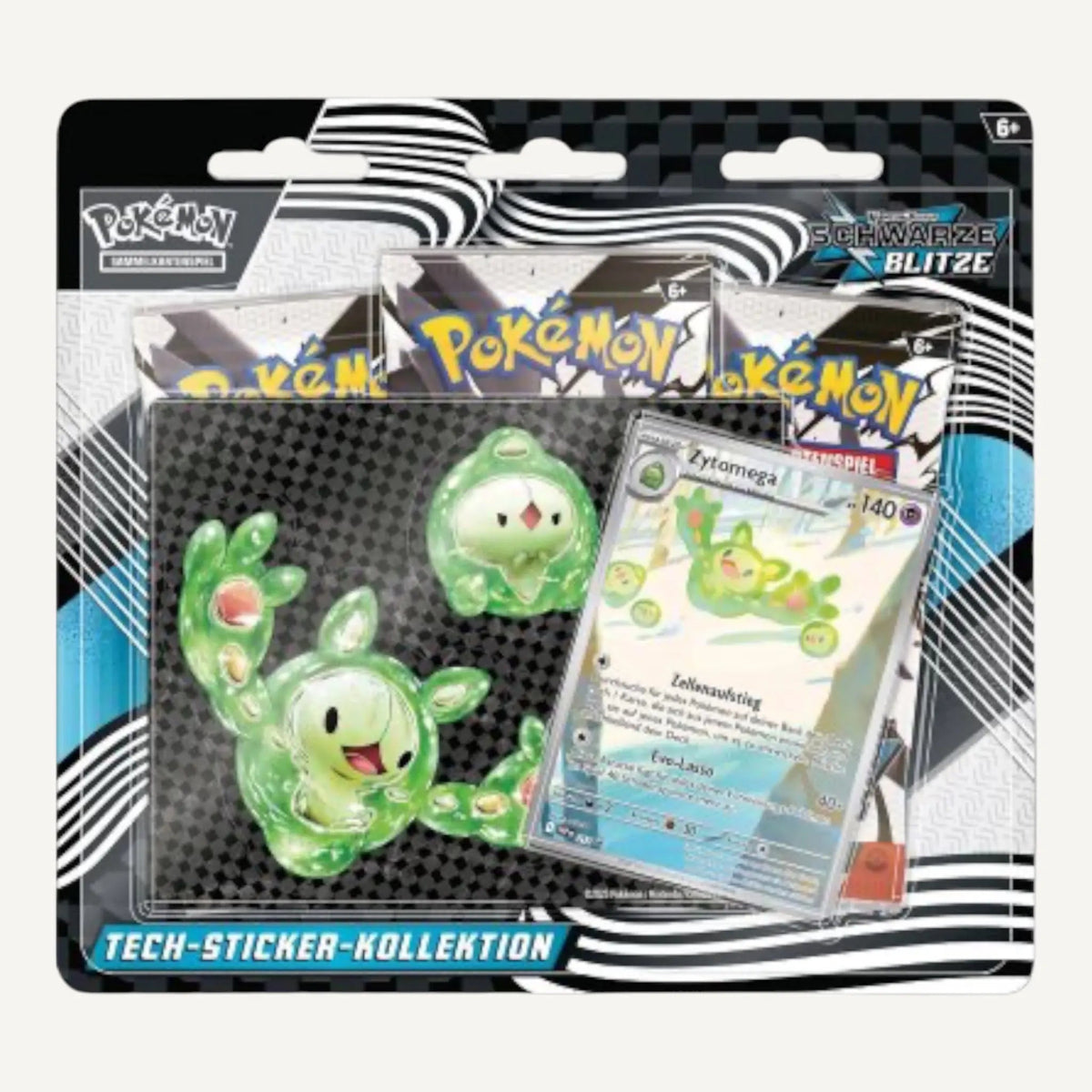3er Blister Schwarze Blitze (Deutsch) - CARDHOME