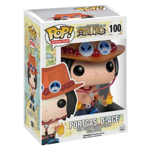 Funko Pop! One Piece – Portgas D. Ace 100 Vinyl Figur Original - CARDHOME
