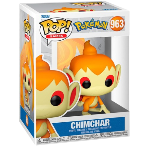 Funko Pop! Pokémon – Chimchar (Panflam) 963 Vinyl Figur Original - CARDHOME