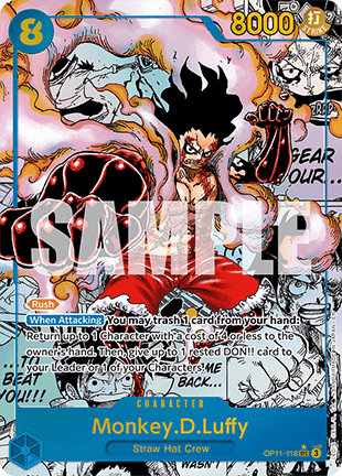 Monkey.D.Luffy (OP11-118) - A Fist of Divine Speed (Manga Rare) [OP11-118] - CARDHOME
