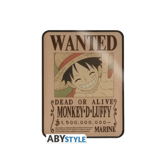 One Piece Magnet Wanted Luffy - CARDHOME