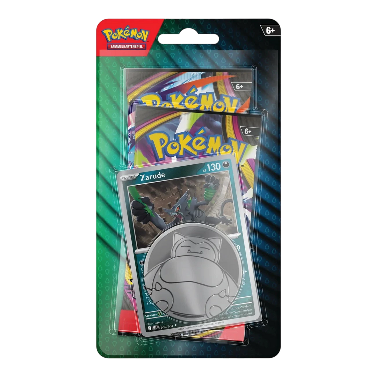 Pokémon 2-Pack Blister August 2026 – Zarude Promo (Deutsch)
