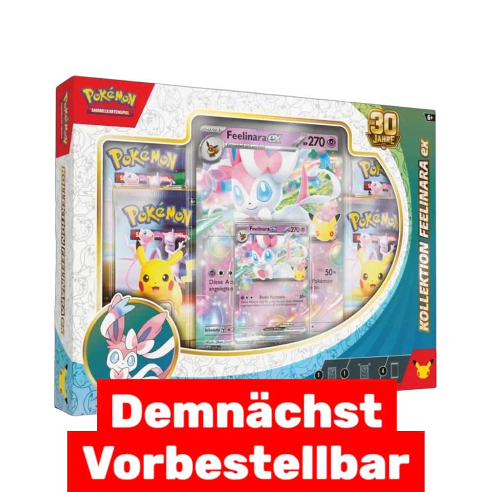 Pokémon 30 Jahre – Feelinara-ex Kollektion (Deutsch) - CARDHOME