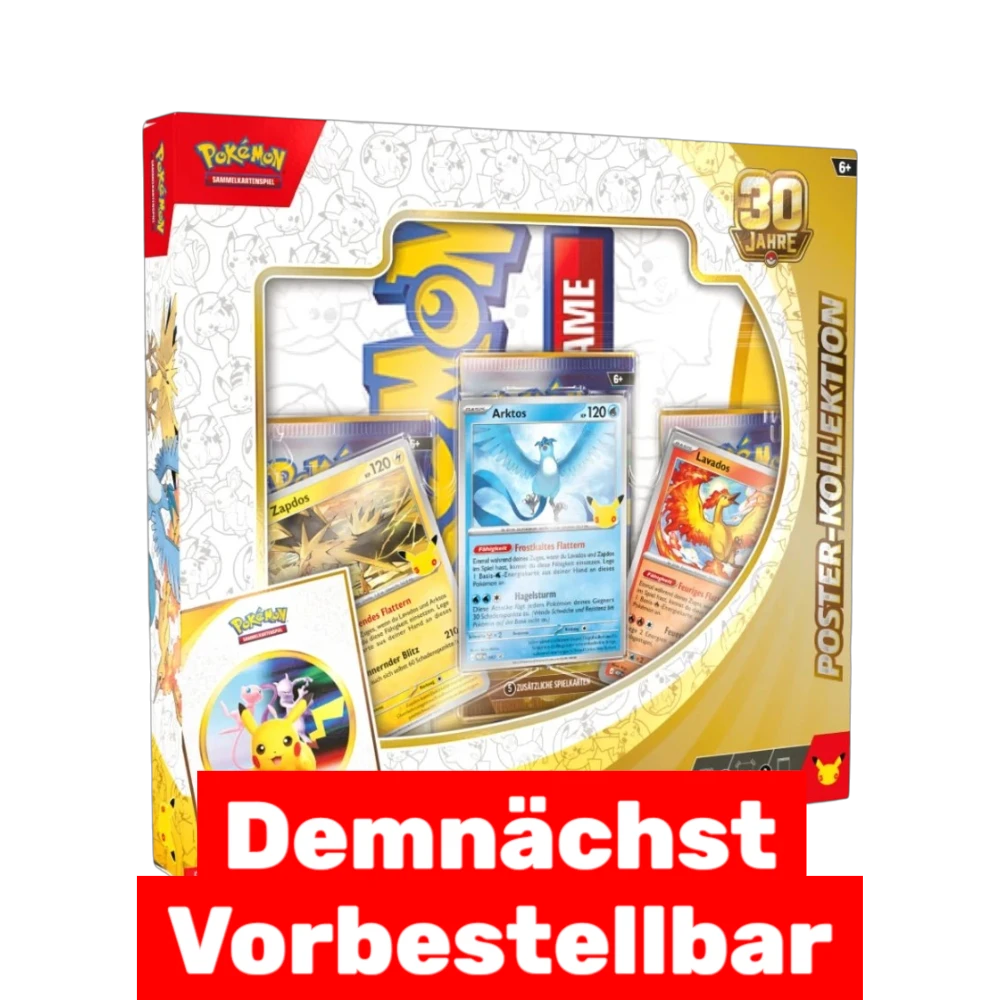 Pokémon 30 Jahre – Poster-Kollektion (Deutsch) - CARDHOME