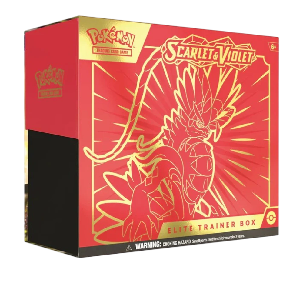 Top Trainer Box Crimson &amp; Purple Base Set – Red (German)