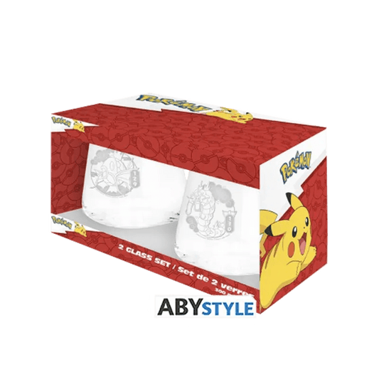 Pokémon Magikarp & Gyarados 2er - Gläser - Set - CARDHOME