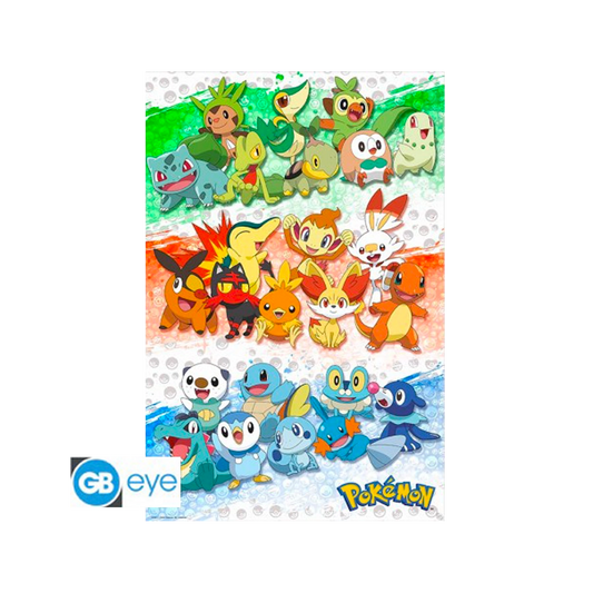 Pokémon – Maxi Poster 91,5 x 61 cm – First Partners - CARDHOME