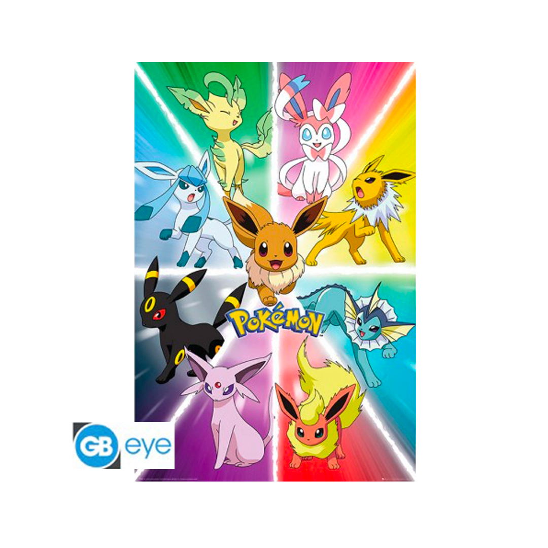 Pokémon - Maxi Poster 91.5x61 Stil: Eevee Evolution - CARDHOME