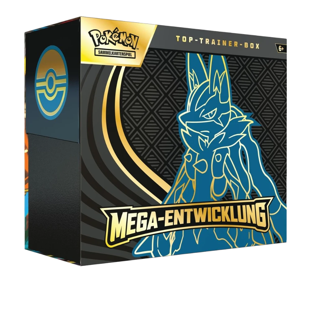 Pokémon Mega-Entwicklung Lucario Top Trainer Box (Deutsch)