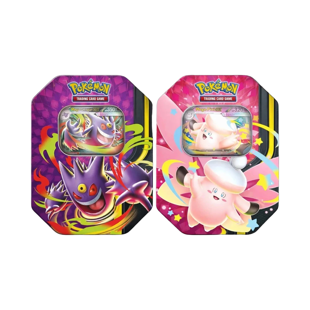 Pokémon Mega-Gengar & Mega-Pixi Tin Bundle (Deutsch)