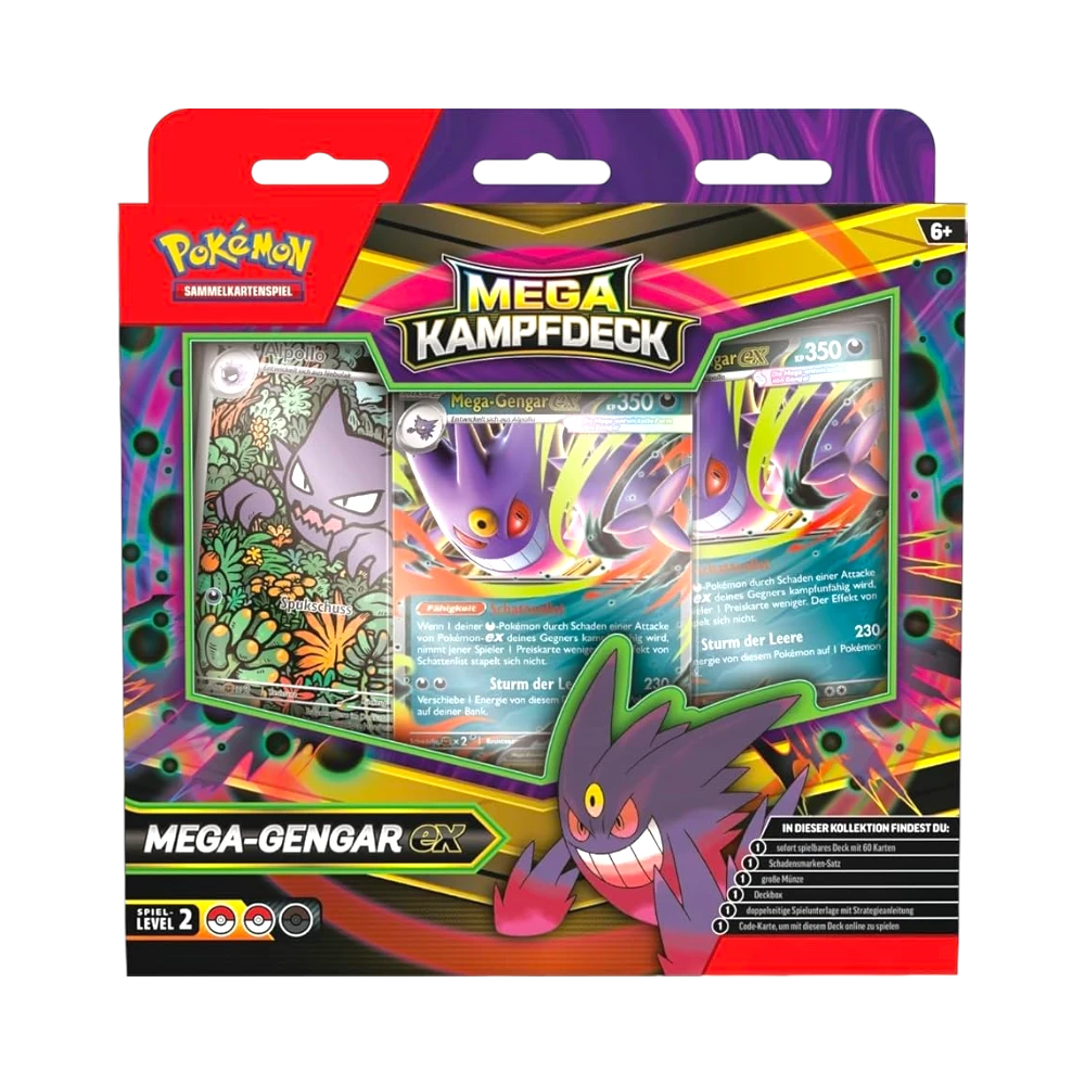 Pokémon Mega-Kampfdeck Mega-Gengar ex (Deutsch)