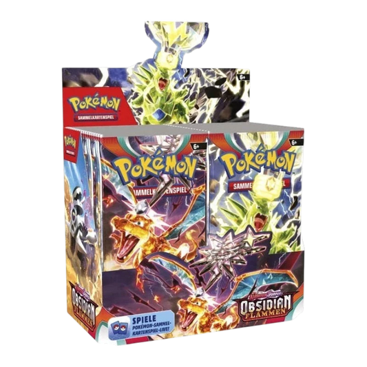 Pokémon Obsidian Flammen Booster Display (Deutsch)