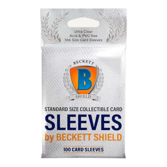 Sleeves Standard Size Soft – 100 Stk – Beckett Shield - CARDHOME