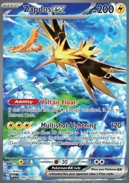 Zapdos ex - 151 (Special Illustration Rare) [MEW-202] - CARDHOME